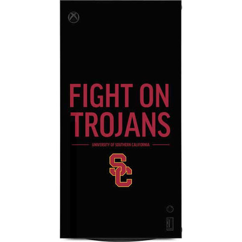 University of Southern California Fight On Trojans XBox Series X Digital Edition Console Skin